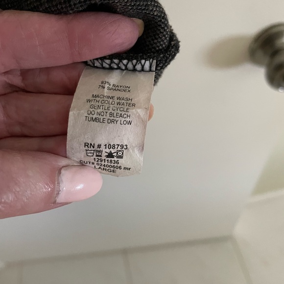 EUC cozy comfortable brown & black tunic top - Picture 4 of 4